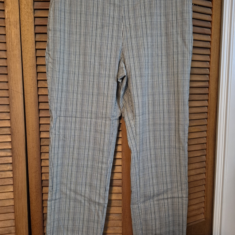 Women's Gray Plaid Pants